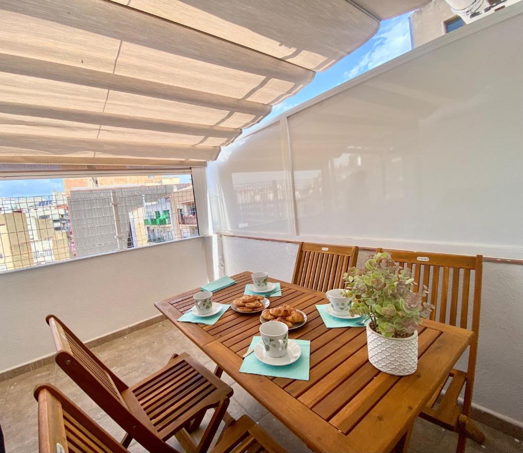 Appartamento Ático con terraza centro de Tarragona, Mi Refugio Esterno foto